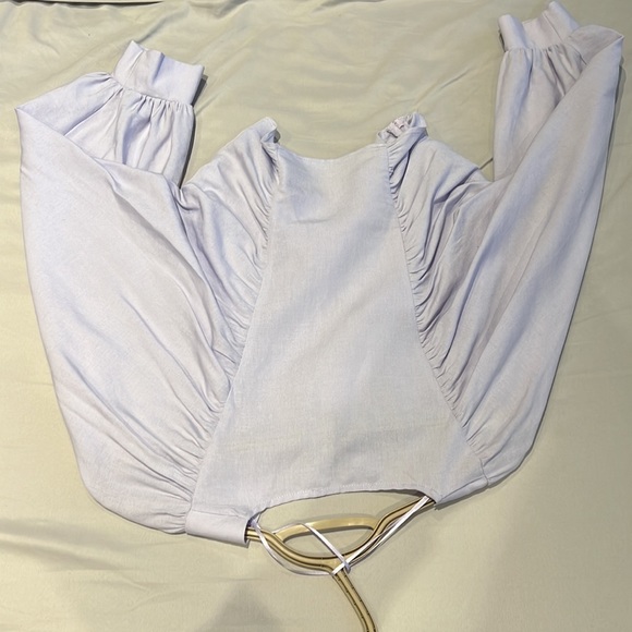 Zara Lilac Blouse - Picture 4 of 4